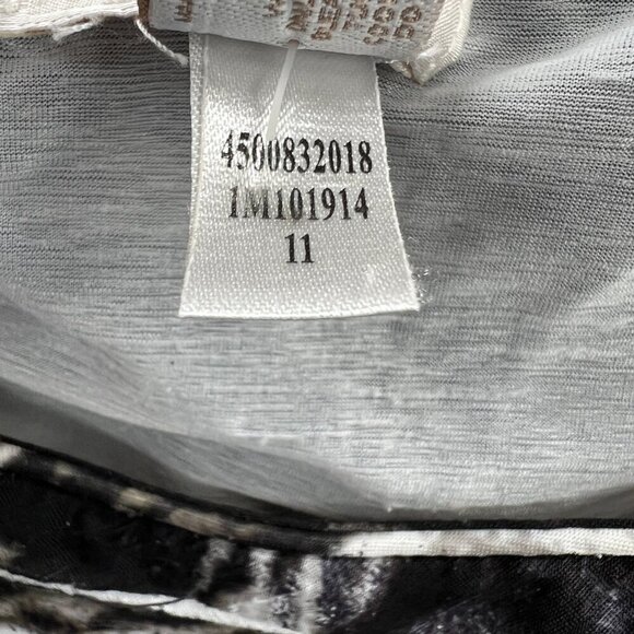 Chicos Womens Top 3 Extra Large Black White Zebra Print Sleeveless‎ Shirt - Picture 5 of 7